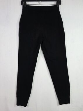 Aritzia Babaton Knit Pull-on Black High-Waisted Jogger Pants